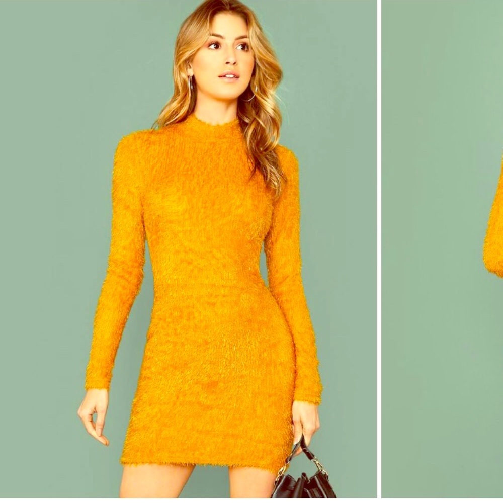 Mock neck Dress